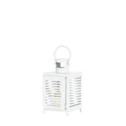 Small White Horizon Lantern