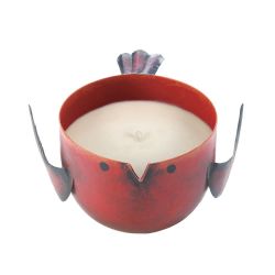 Red Apple Birdie Candle