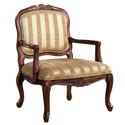 Burnaby Traditional Occasional Chair, Antique Oak