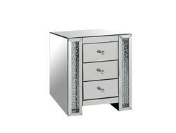 Nysa End Table, Mirrored