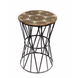 Metal Accent Table,Multicolor