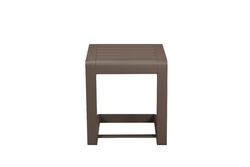 Aluminum Side Table, Espresso