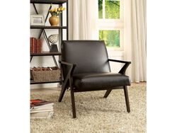 Dubois Contemporary Chair In Brown Finish