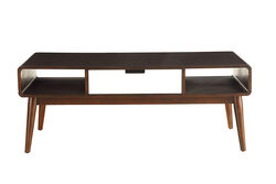 Trendy Coffee Table, Espresso & White
