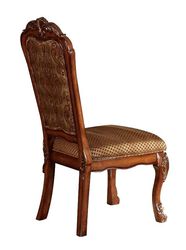 Set of 2 Wooden Side Chair , Cherry Oak Brown