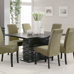 Wooden Dining Table, Black
