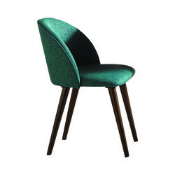 Wooden Dining Chairs with Fabric Upholstered Seat and Back, Aqua Green and Brown, Set of Two