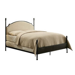 Transitional Queen Size Bed , Black