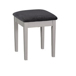 Wooden Vanity Set with Flip Top Mirror and Storage Compartment, Gray