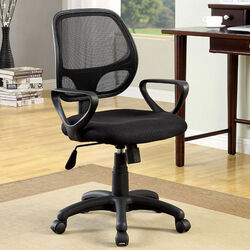 Sherman Contemporary Style Office Chair, Black