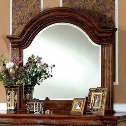 Bellagrand Luxurious Masterpiece Mirror , Antique Tobacco Oak
