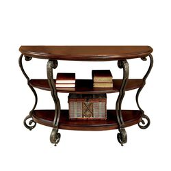 May Transitional Style Sofa Table