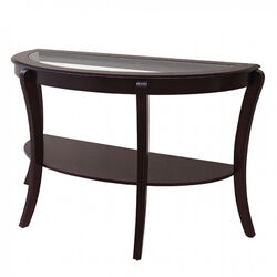 Finley Contemporary Style Semi-Oval Table