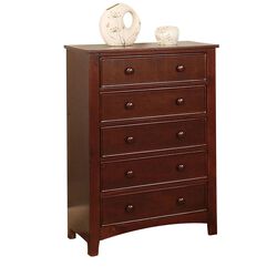  Transitional Style Wooden Chest, Brown