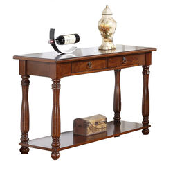 Wooden Console Table, Brown