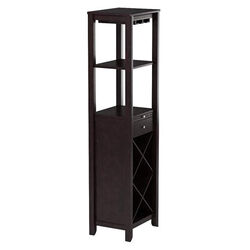 Smart Looking Wine Cabinet, Espresso Brown