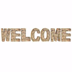 Pleasing MDF 'WELCOME' Mapped Accent, Multicolor , Set of 7