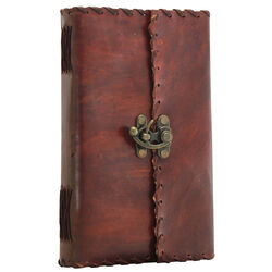 Handmade Antique Look Journals In Leather Benzara Brand