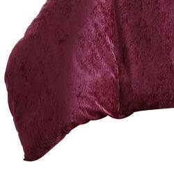 4 Piece Velvet Twin Size Comforter Set with Accent Pillows, Pink