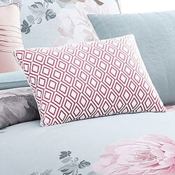 King Size 7 Piece Fabric Comforter Set with Floral Prints, Multicolor