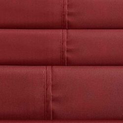 Lanester 3 Piece Polyester Twin Size Sheet Set The Urban Port, Red