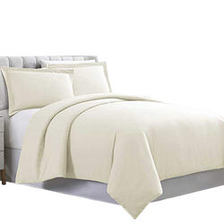 Horten 2 Piece Twin Size Microfiber Duvet Set The Urban Port, Off White
