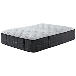 High Density Memory Foam Fabric Upholstered Queen Mattress, Black and White