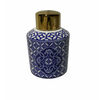 Dazzling Ceramic Covered Jar, Blue And White