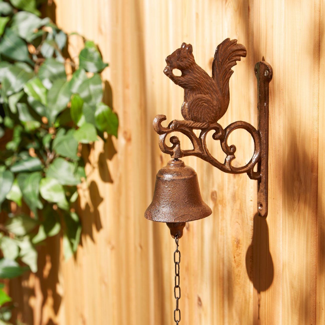 Squirrel Cast Iron Bell