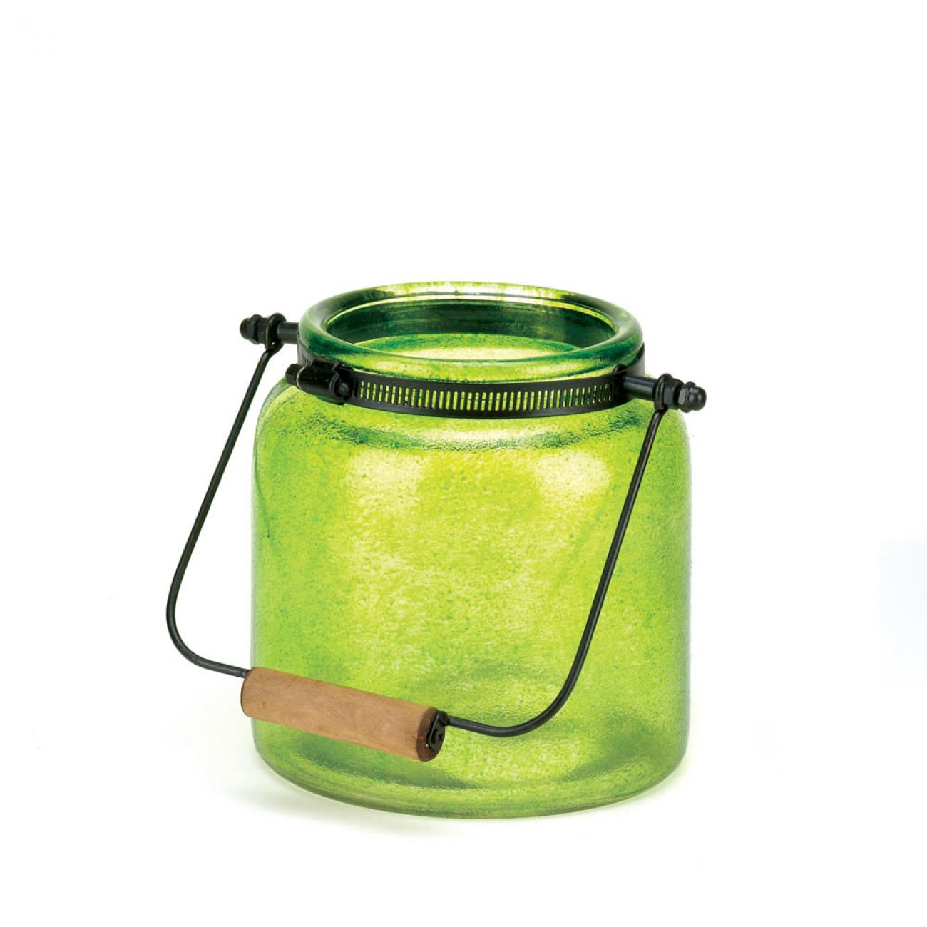 Green Jar Candle Lantern