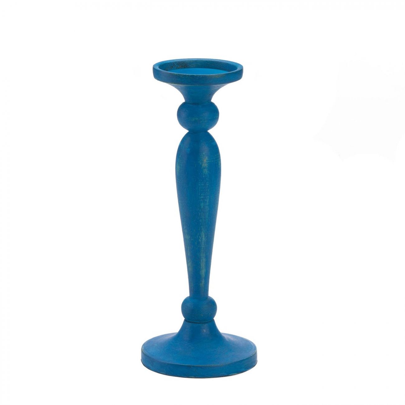 Cadiz Blue Artisan Candle Holder