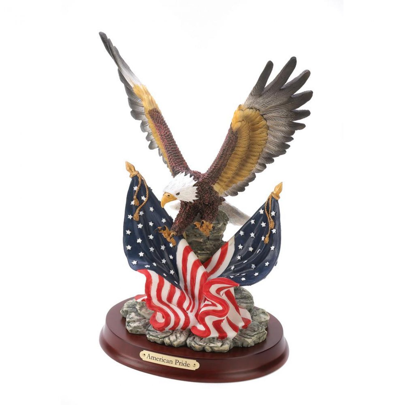 Patriotic Eagle Statue Sculpture