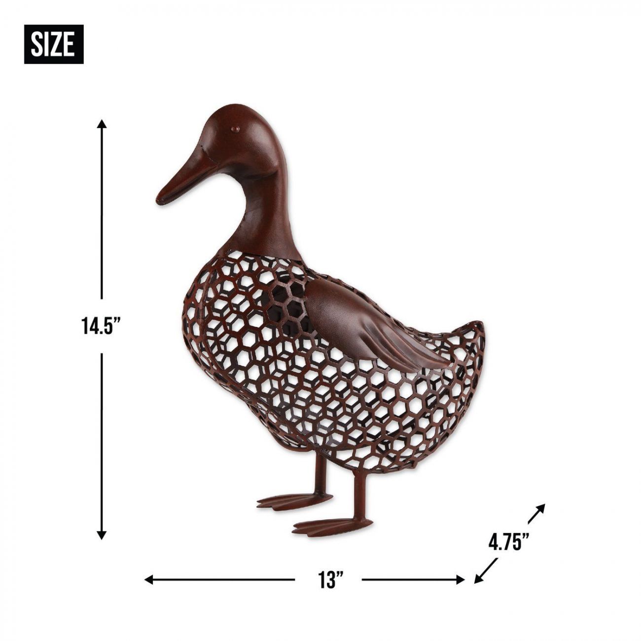 Chicken Wire Duck Sculpture