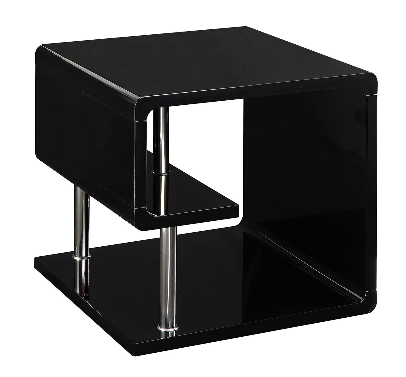 Ninove Contemporary Style End Table, Black