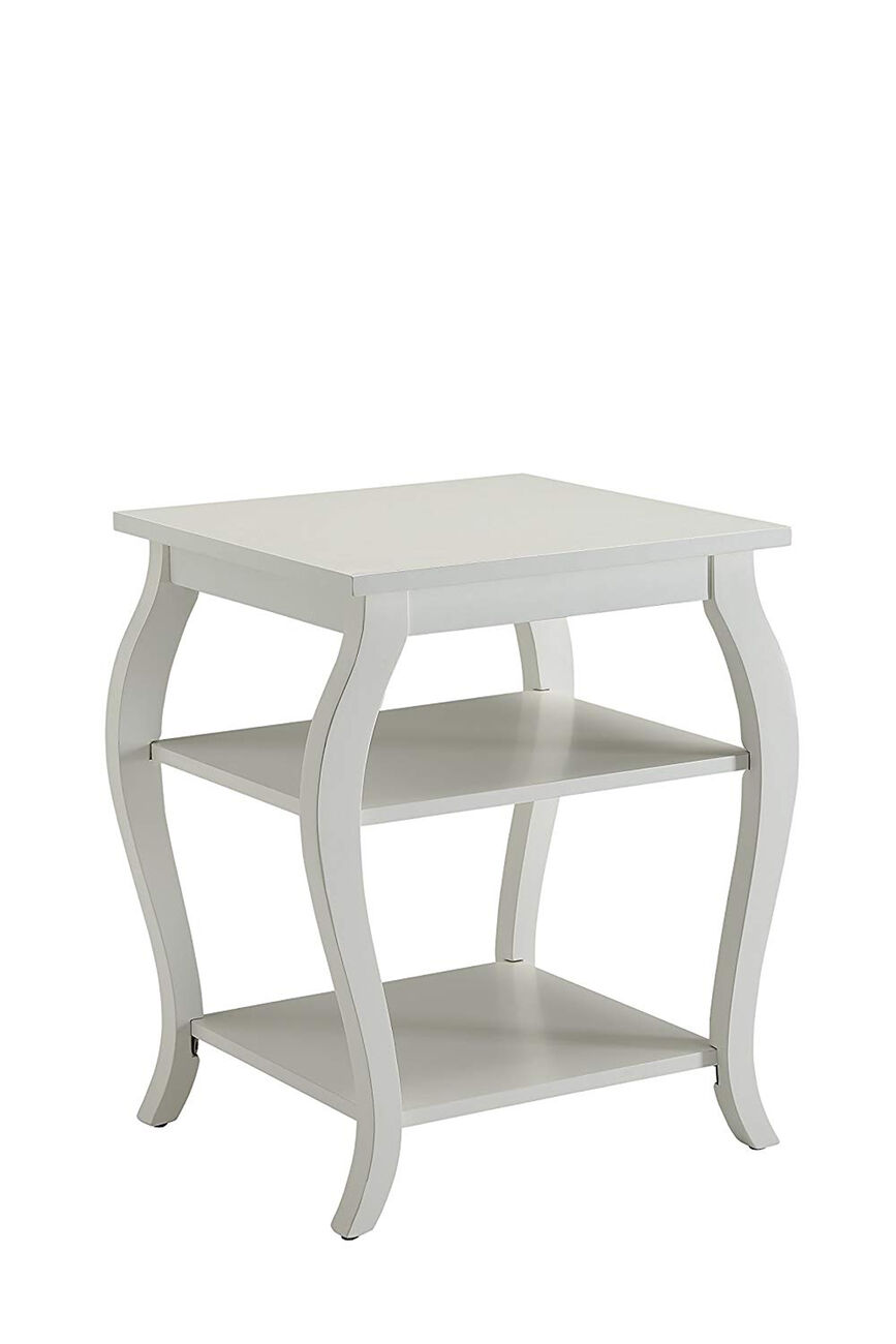 Becci End Table, White