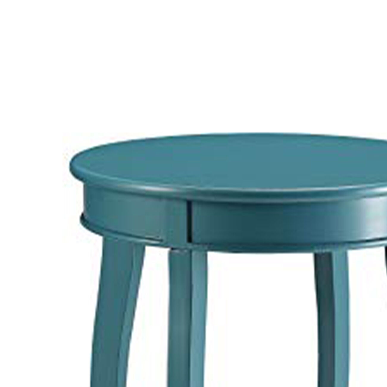 Affiable Side Table, Teal Blue