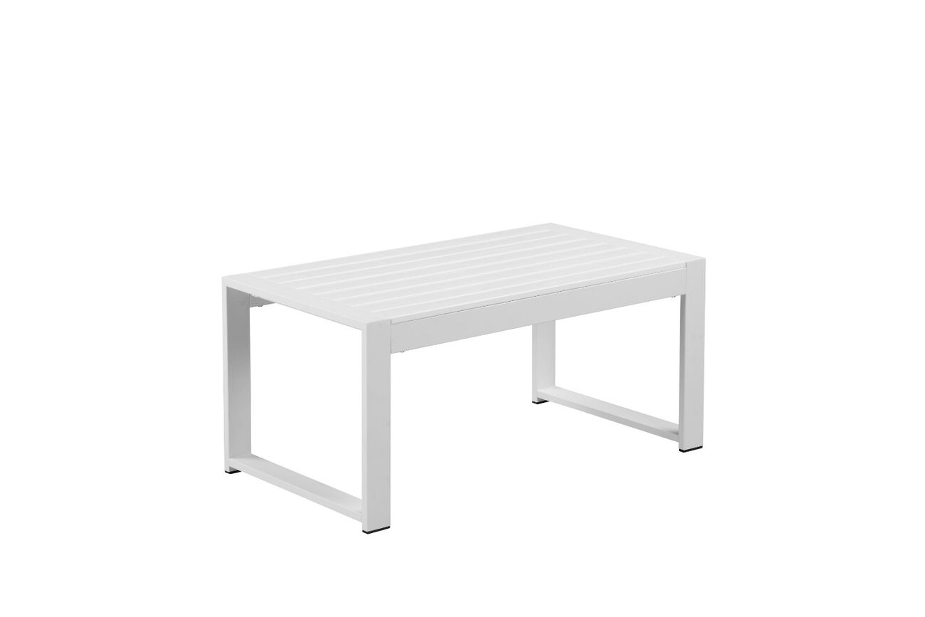 Aluminum Coffee Table , White