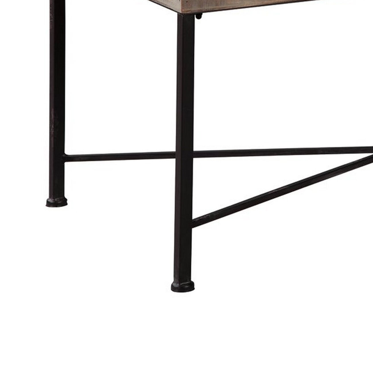 10 Storage Cubbies Accent Cocktail Table with Hinged Glass Opening, Gray