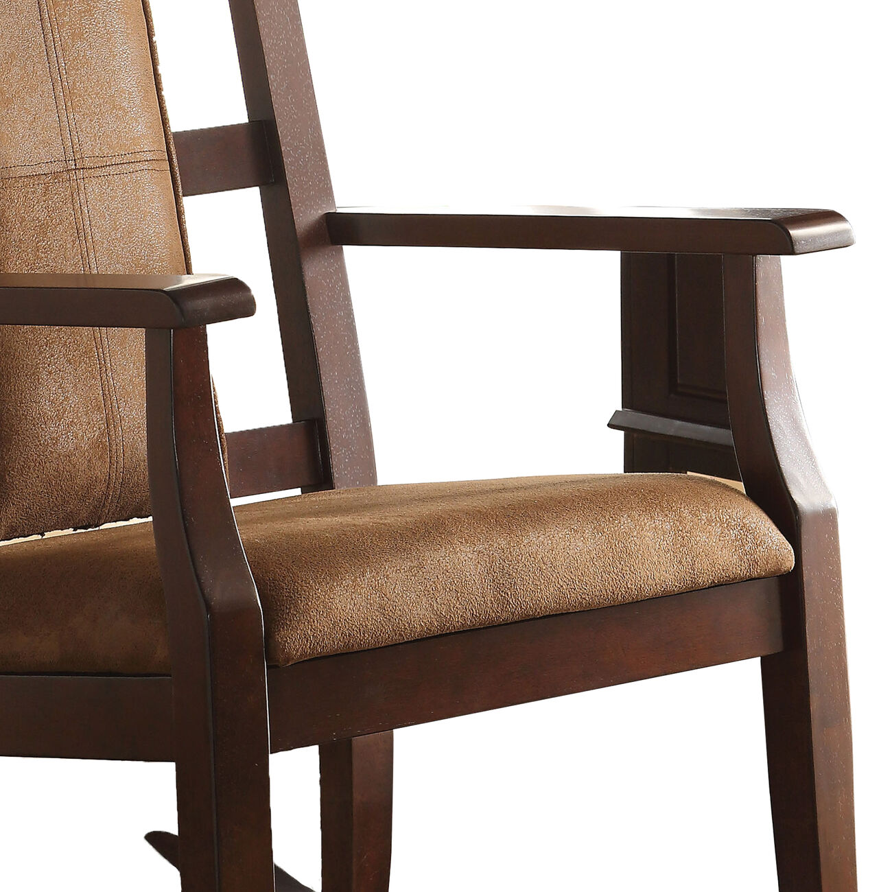 Butsea Wooden Rocking Chair, Brown