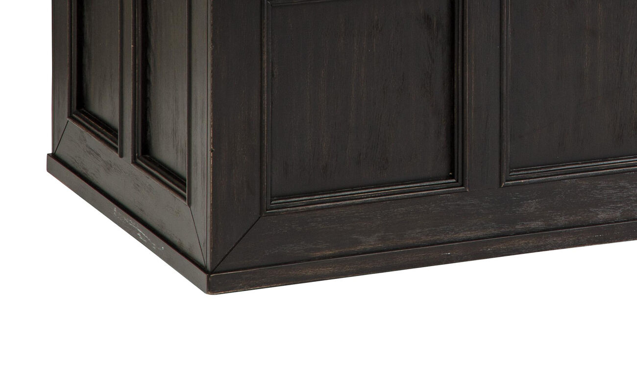 Wooden Lift Top Cocktail Table with Trunk Storage, Dark Brown