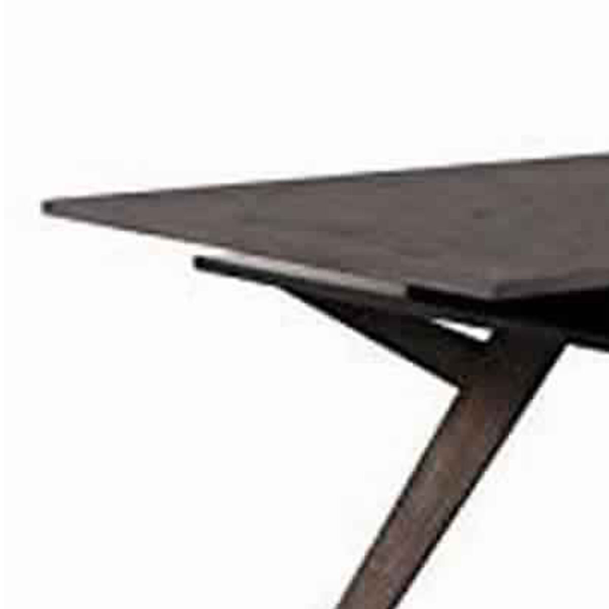 Wooden Dining Table with Extendable Leaf and Storage Shelf, Dark Brown