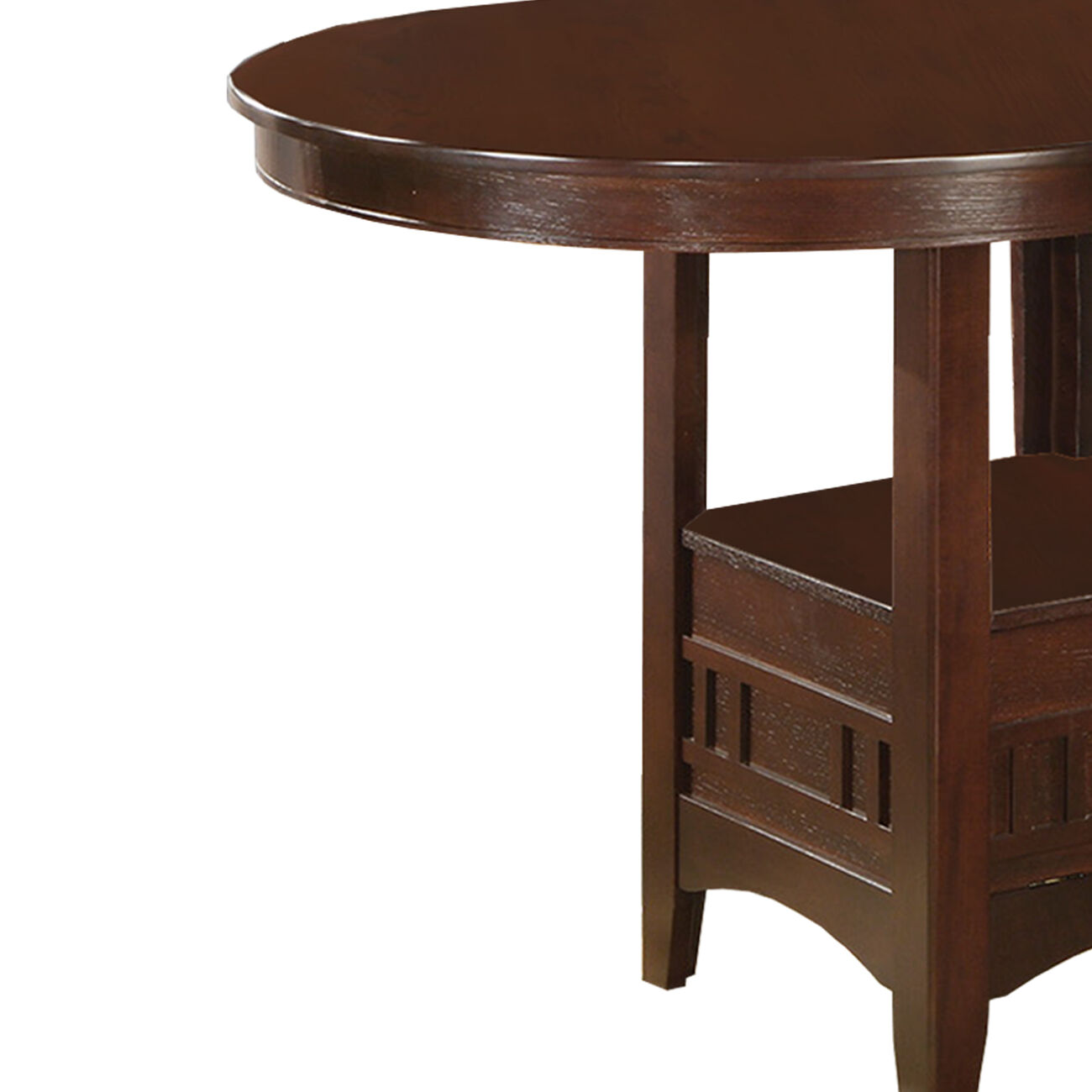 Counter Height Dining Table, Warm Brown