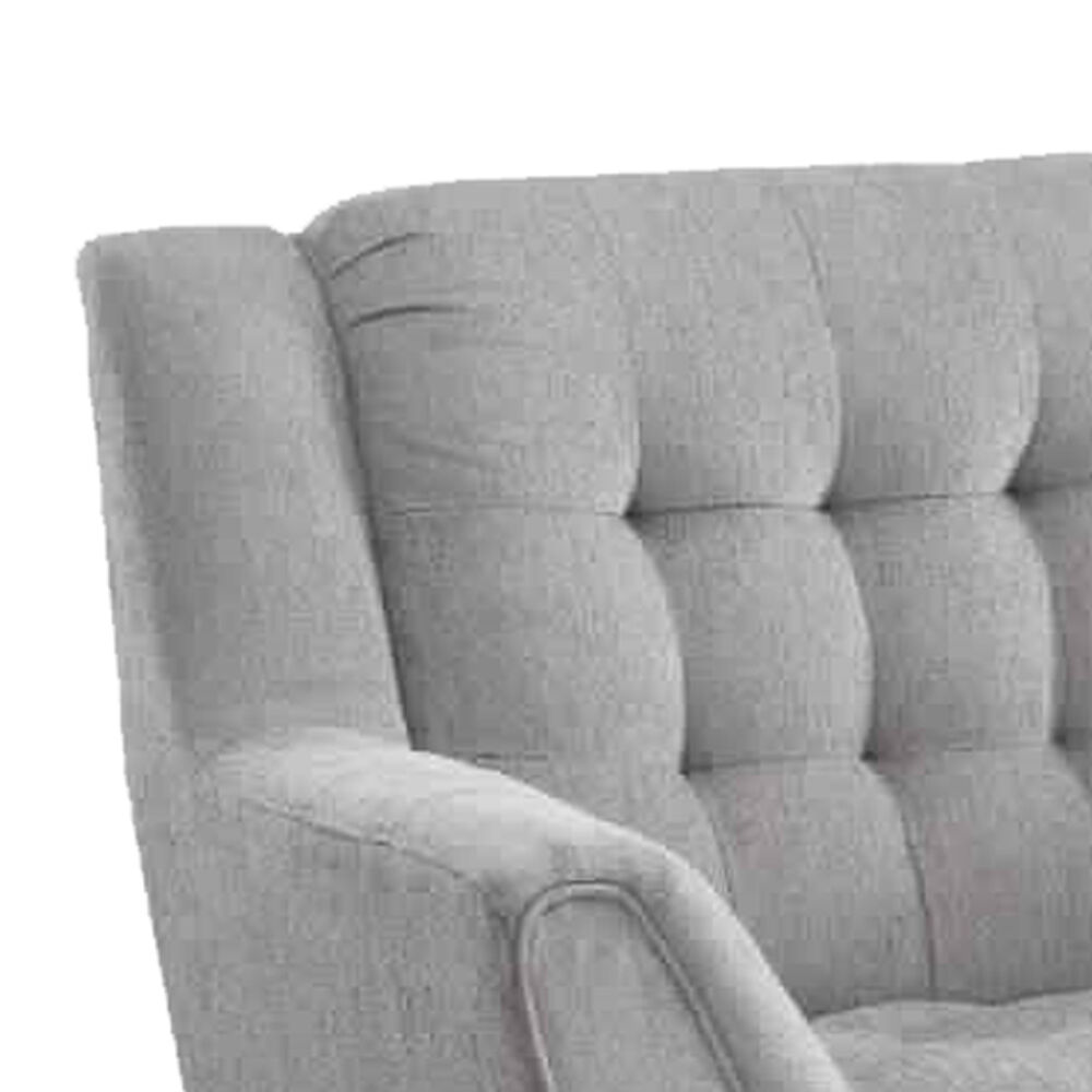 Upholstered Chair, Gray