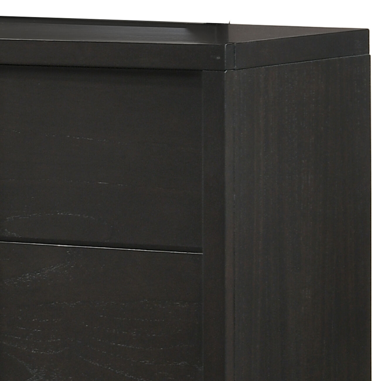 Wooden Dresser with Eight Spacious Drawers and Grain Texture, Brown