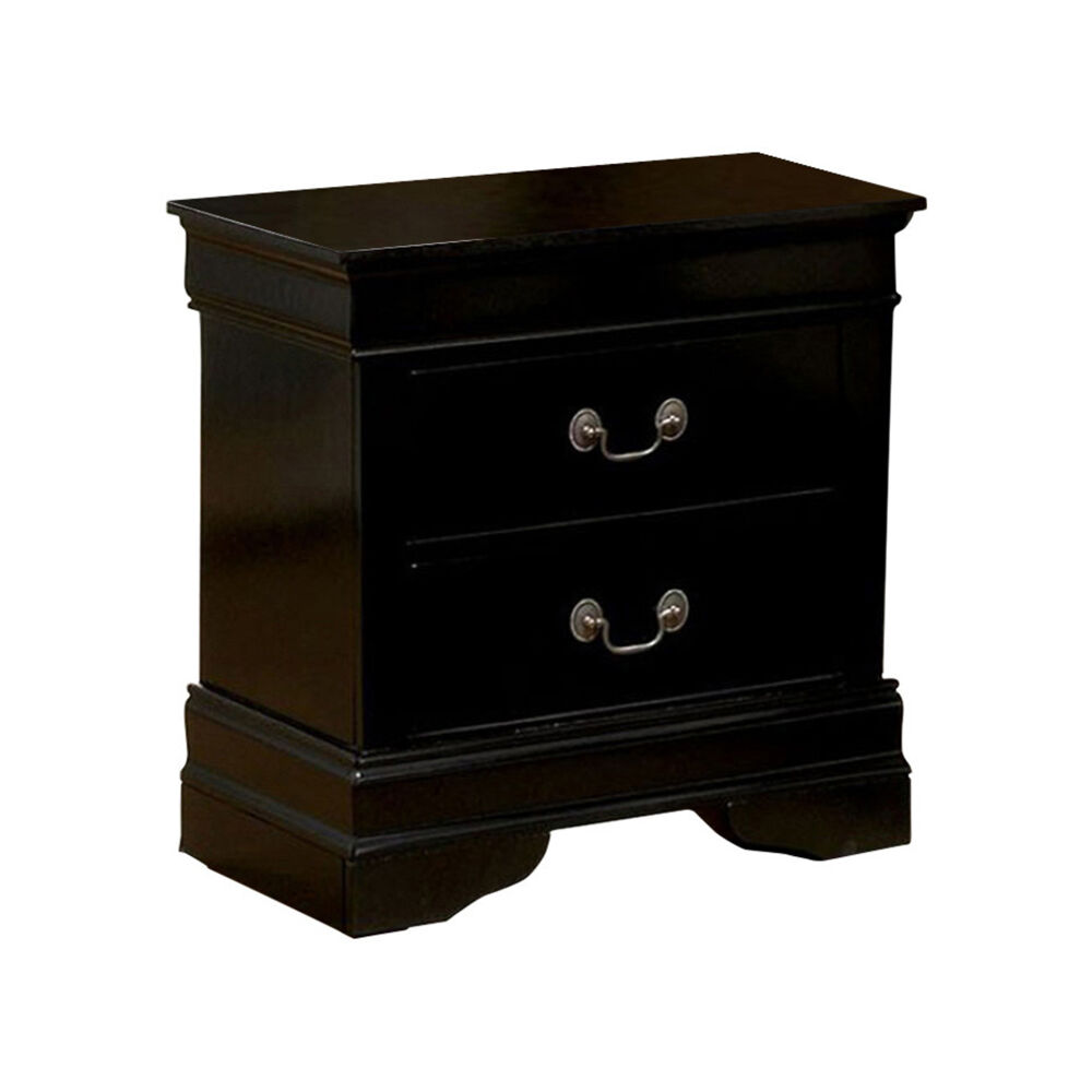 Transition Style Wooden Double Dresser with 8 Drawers, Dark Brown