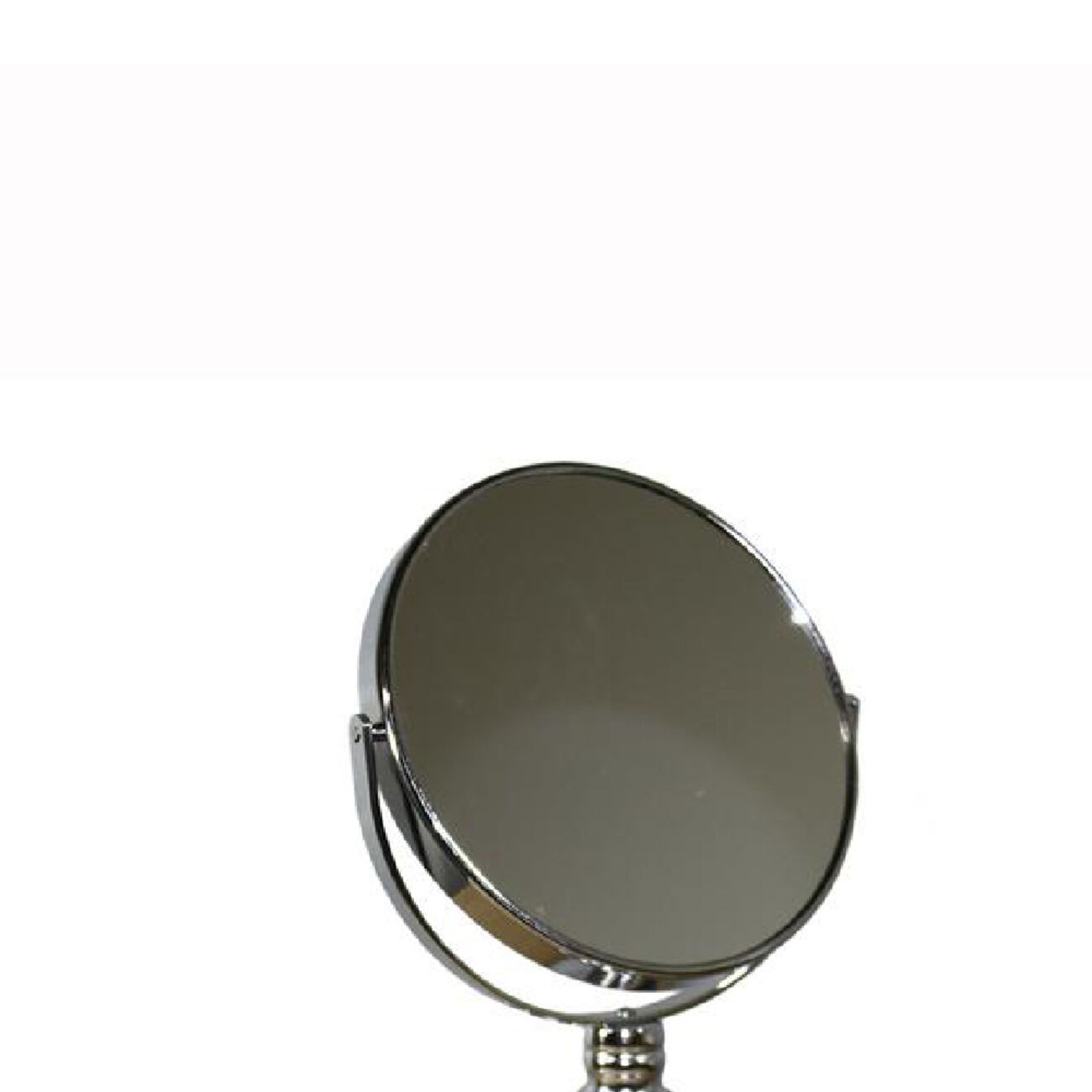 Metal Magnifying Makeup Mirror with 3X Magnification, Silver