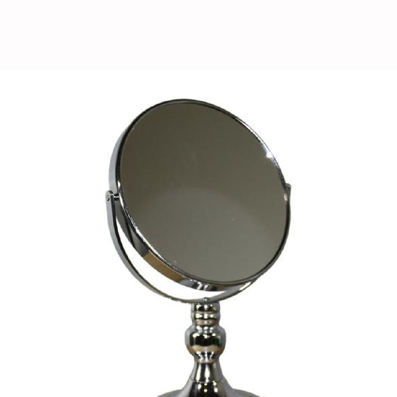 Metal Magnifying Makeup Mirror with 3X Magnification, Silver