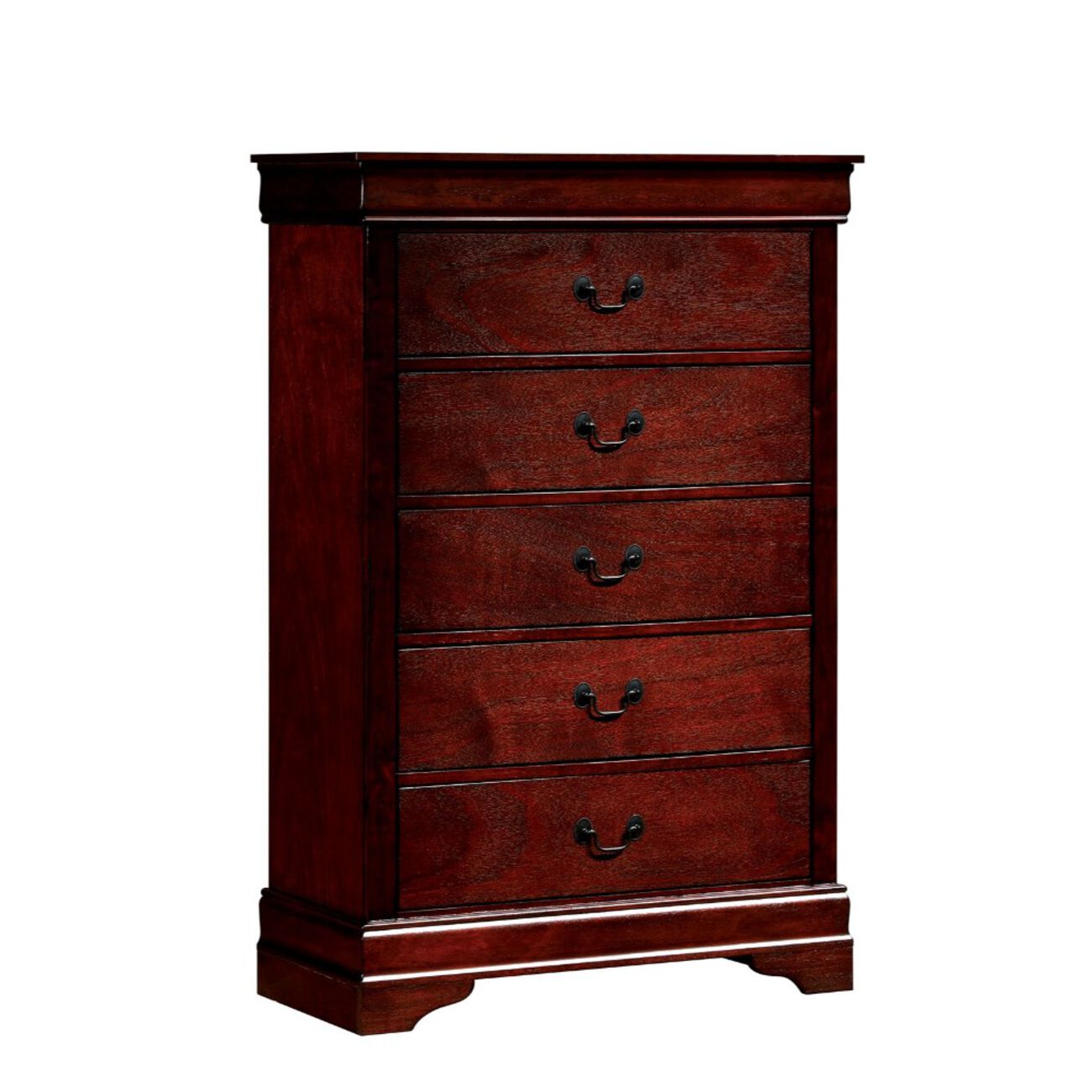 Traditionally Designed Wooden Chest, Cherry Brown