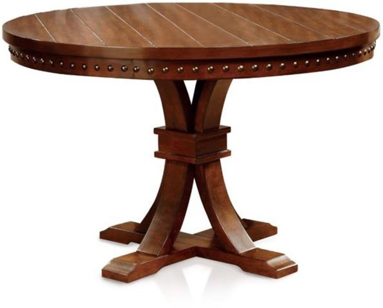 Round Table, Dark Oak Brown