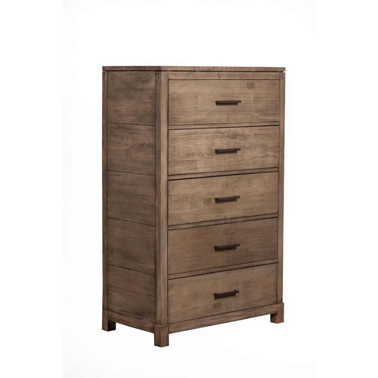 Wooden Chest with 5 Storage Drawers, Brown